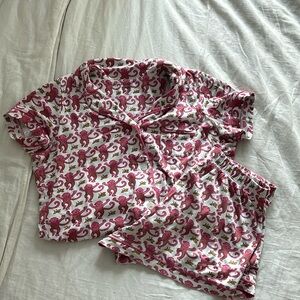 pink roller rabbit monkeys